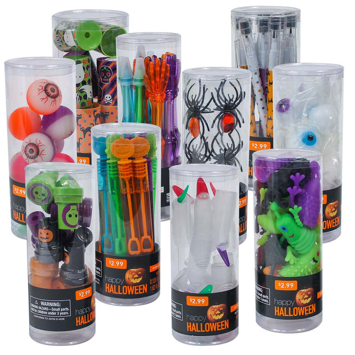 Halloween Novelties In Tubes