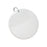 Blank Plastic Medallion For Beads 2-1/2" (DZ)