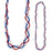 Bead 42" Braided Red White Blue (DZ)