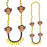 Bead 42" Monkeys and Bananas (6 PACK)