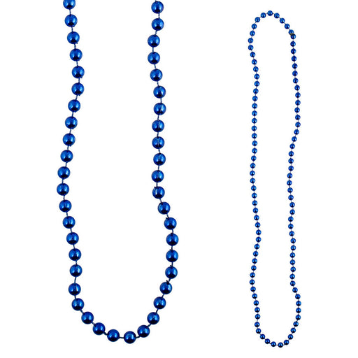 Bead Round 7mm 33" Blue (DZ)