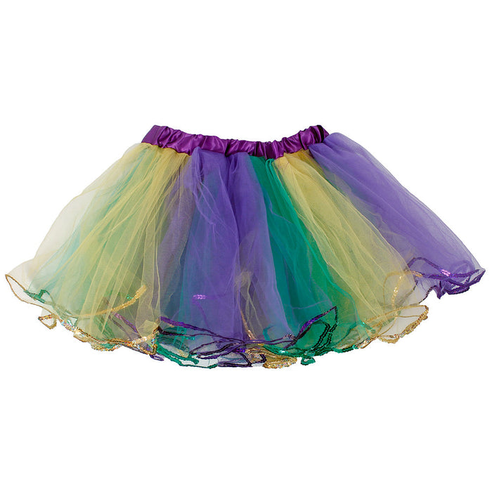 Mardi Gras Tutu With Trim