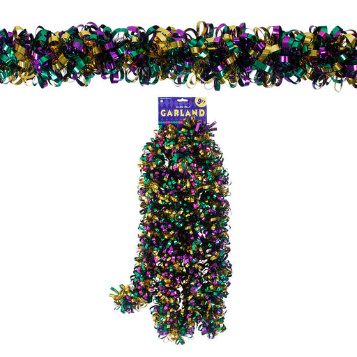 Mardi Gras Garland - Jumbo 3" x 9'