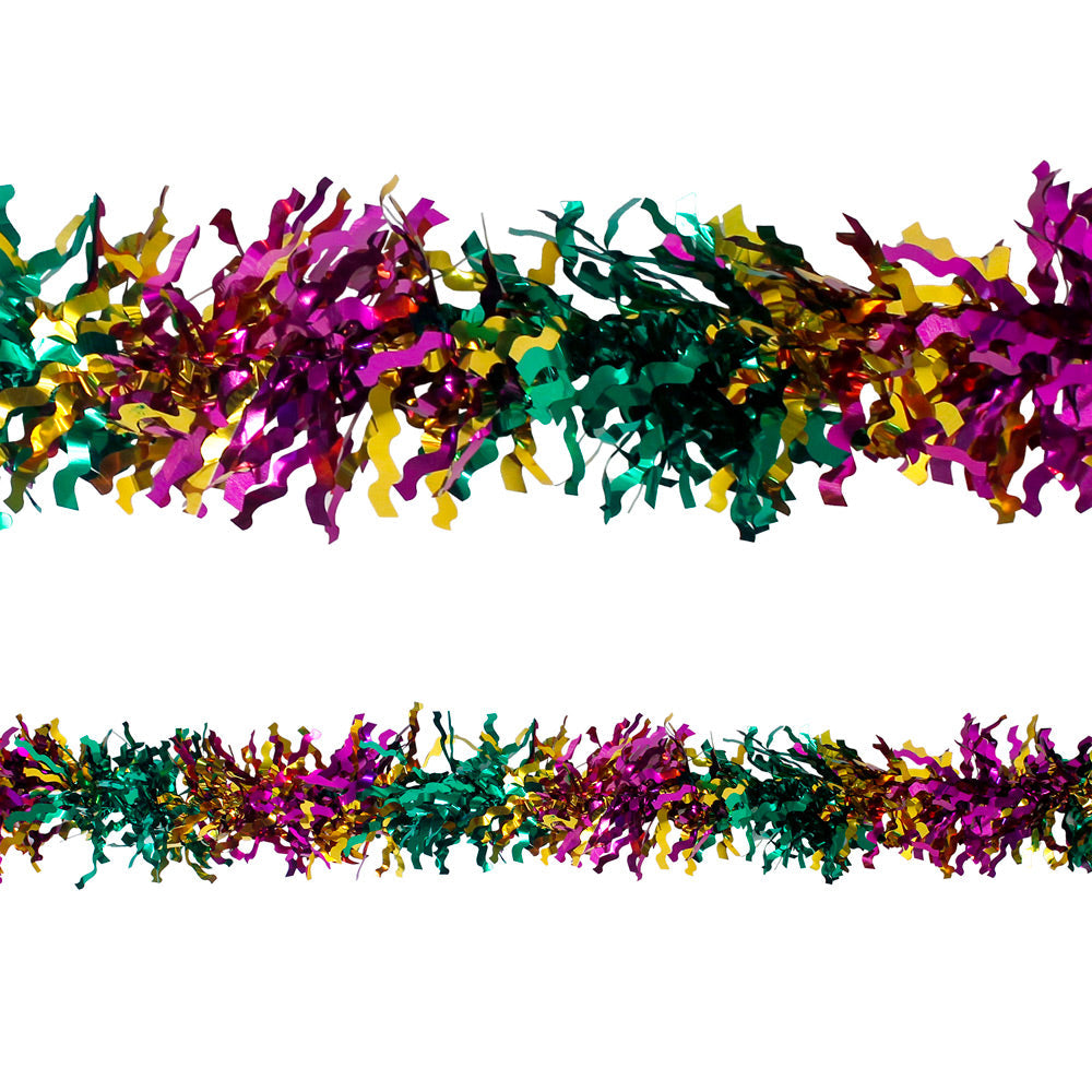 Mardi Gras Garland - 3" x 9'