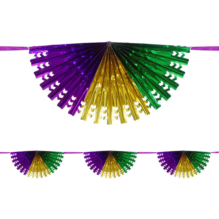 Mardi Gras Bunting Banner