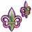 Fleur De Lis Wall Plaque 18"