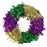 Mardi Gras Comedy Tragedy Wreath 18"