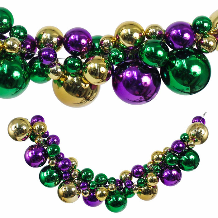 Mardi Gras Ball Garland 3.25'