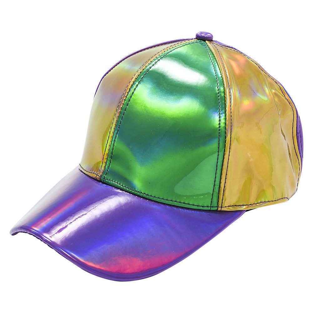 Mardi Gras Iridescent Baseball Cap