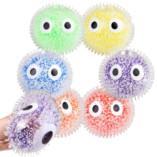 Big Eye Squish Confetti Ball 4"