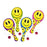 Paddle Ball - Smiley Face 9" (DZ)