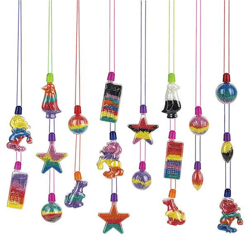 Sand Art Necklace Assortment 2.5" - 4" (60 PACK)