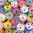 Rubber Donut Assortment 2" (50 PACK)