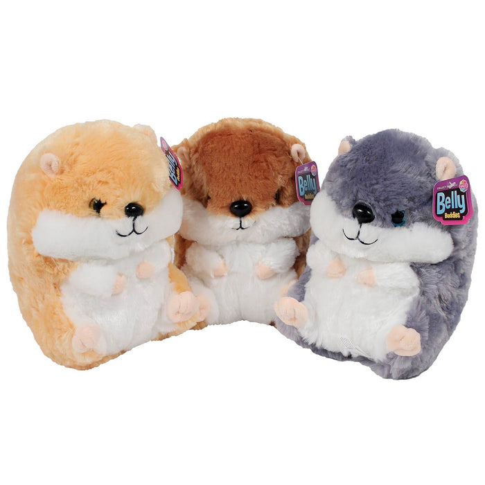 Plush Belly Buddies Hamster 8.5"