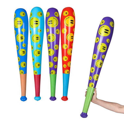 Inflate Smiley Face Baseball Bat 42" (DZ)