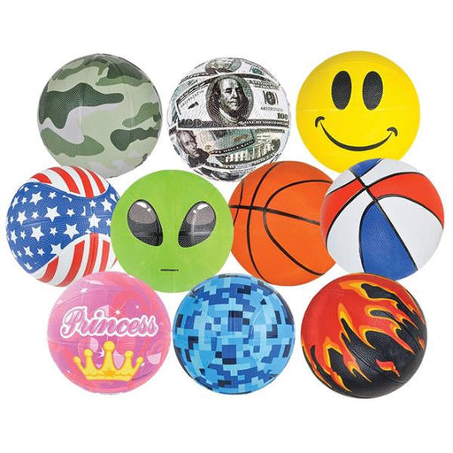 Mini Basketball Assorted 7"