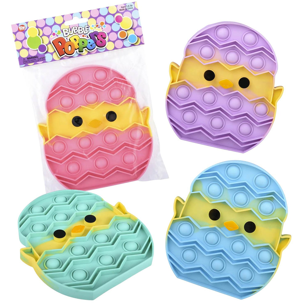 Easter Chick in Egg Bubble Popper 6.25"