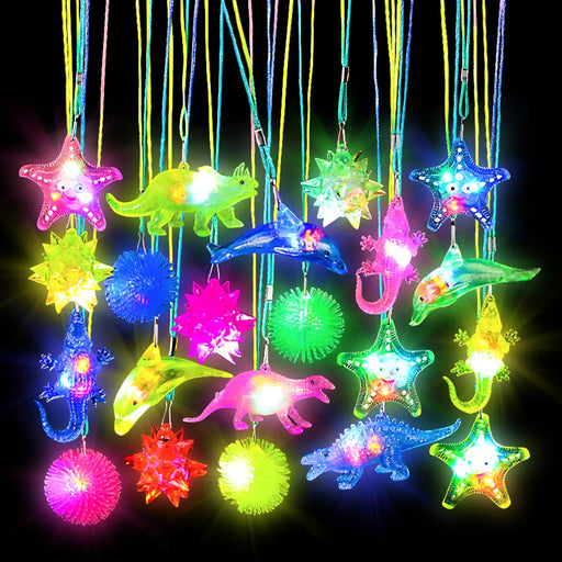 Light Up Necklace Assortment 17" (36 PACK)