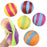 Squish And Stretch Striped Gummi Ball 4"