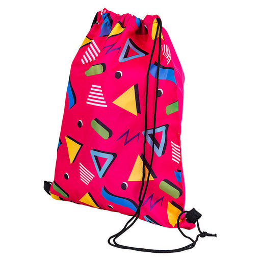 Retro 90s Print Drawstring Backpack 16" x 13" (DZ)