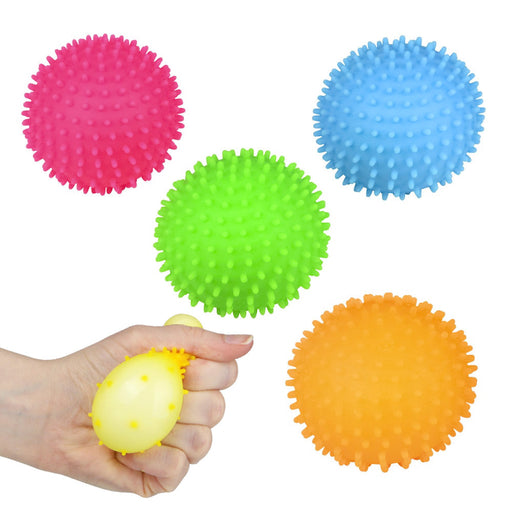 Squish And Stretch Mini Spiky Gummi Ball 1.75" (DZ)