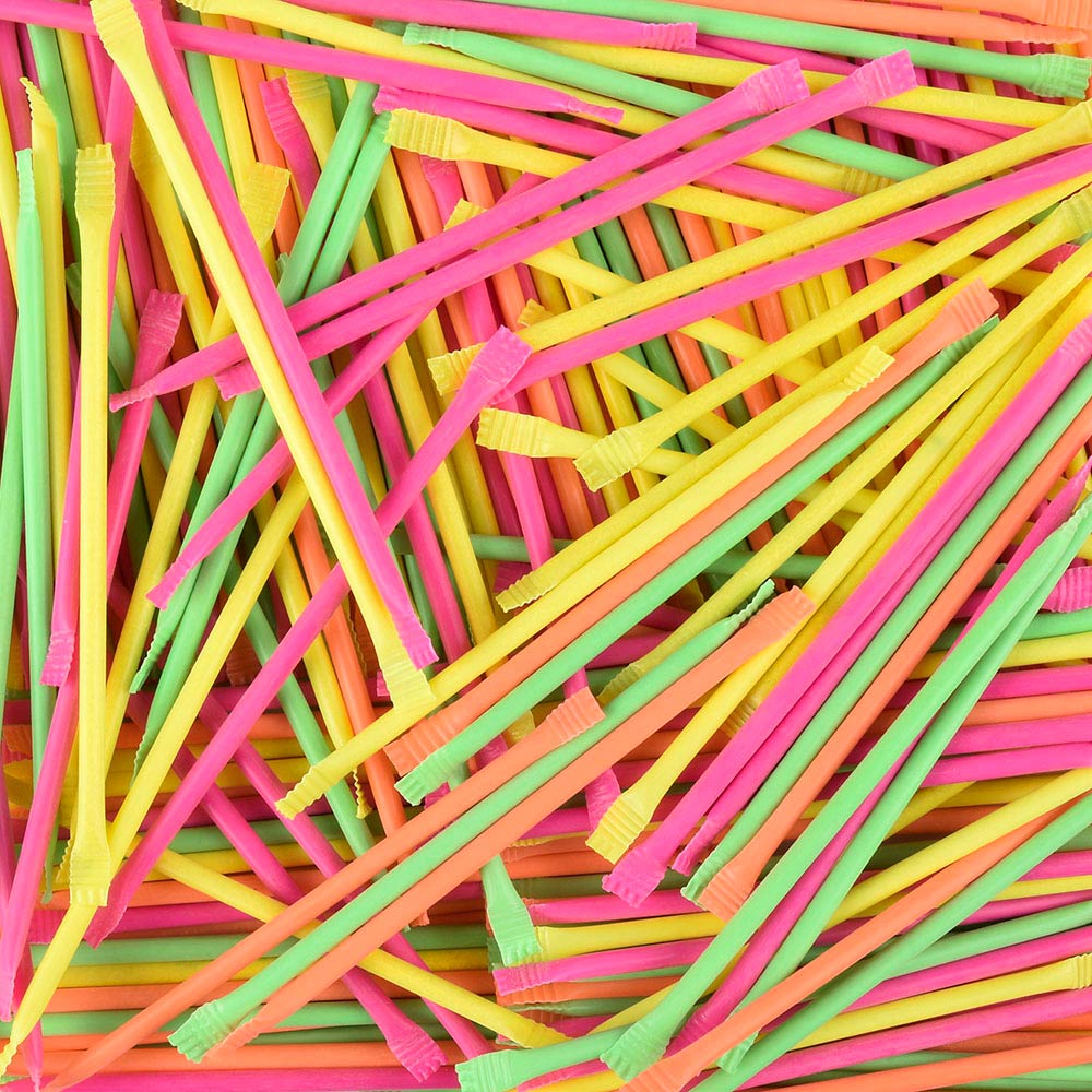 Mini Neon Lasers Powder Candy Straws 240 Count