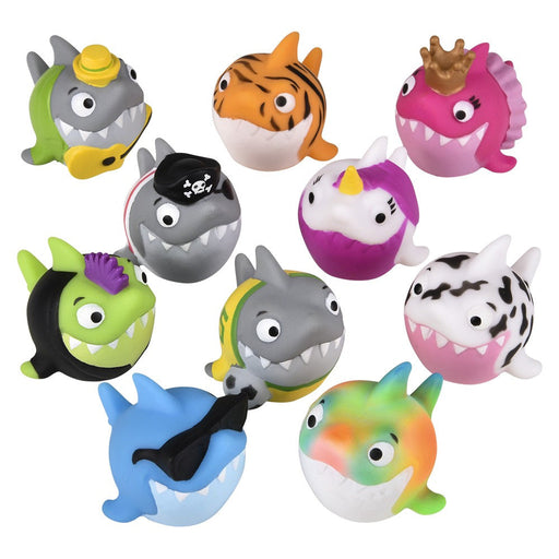 Rubber Shark Character Assortment 2" (50 PACK)