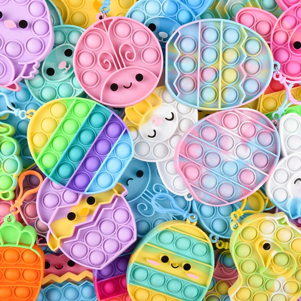 Easter Bubble Popper Clip On Assortment (DZ)