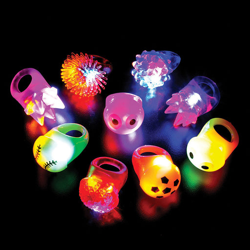 Light Up Ring Assortment 1" (48 PACK)