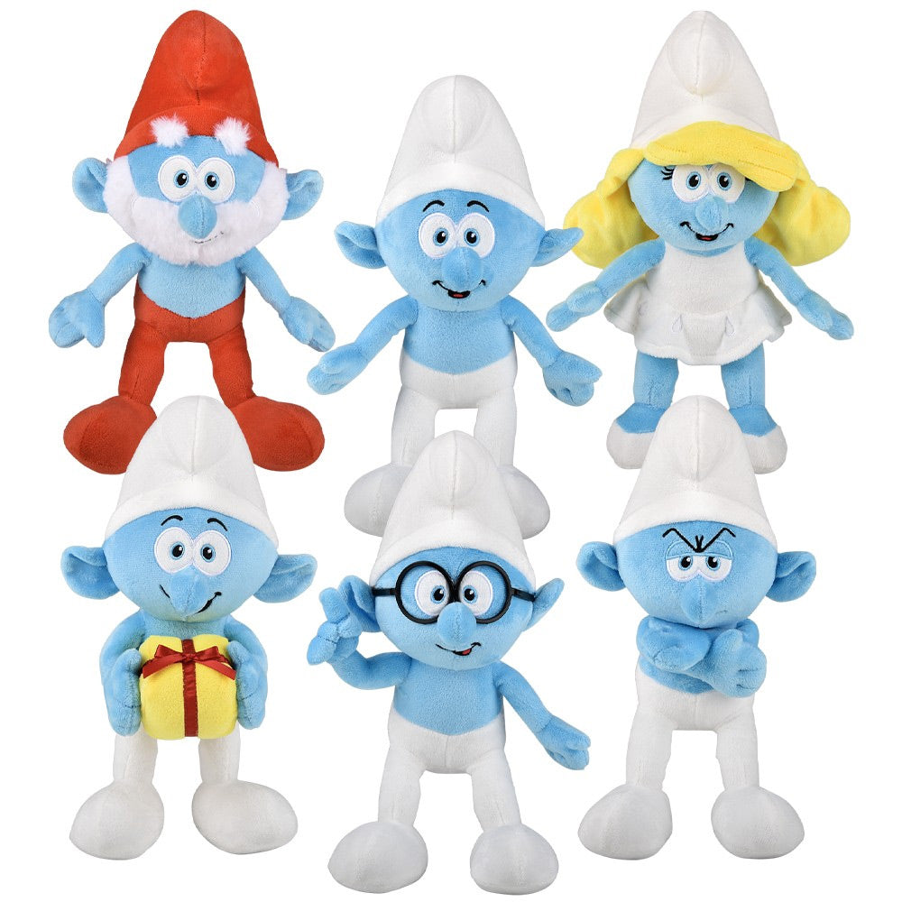 Plush Smurfs Assorted 9.5"