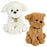 Plush Puppy Teacup Maltese Morkie Assorted 10"