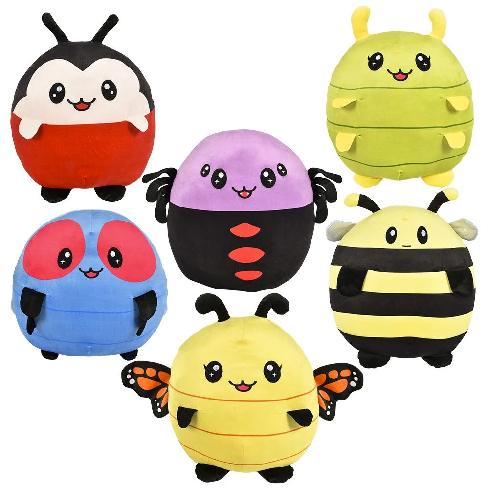 Plush Eggamals Bugs Assorted 14.5"