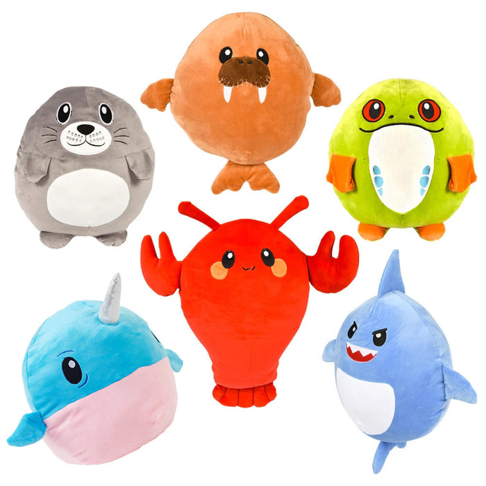 Plush Eggamals Aquatic Assorted 11.5"