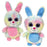 Plush Plump Pal Bunny Assorted 10"