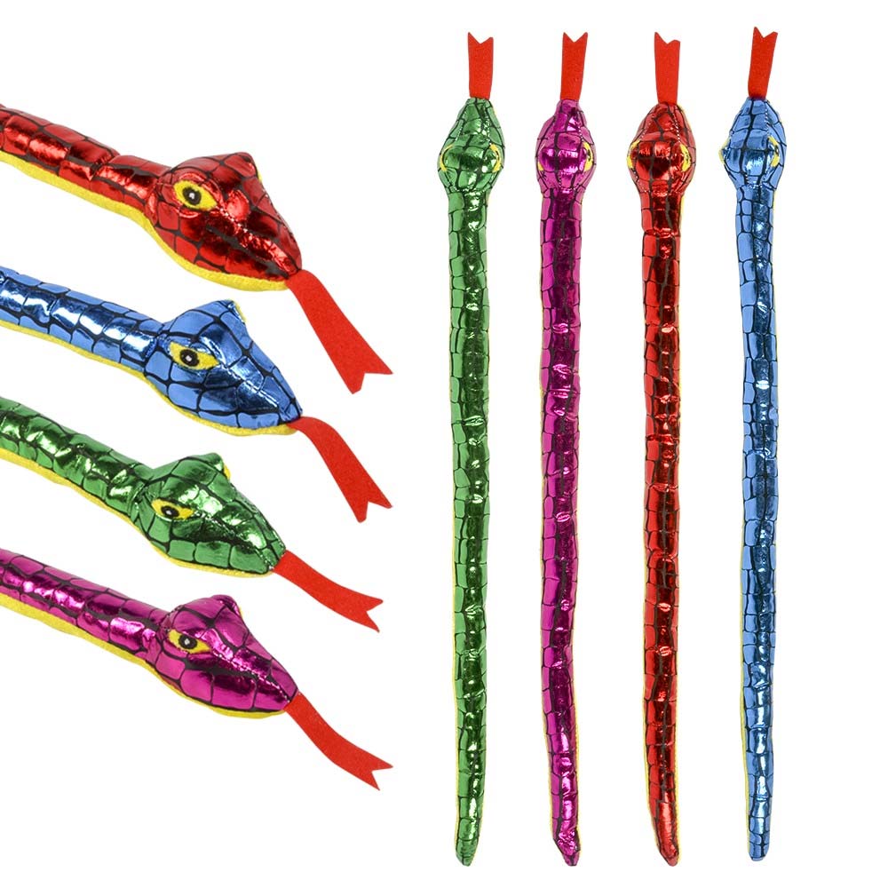 Plush Foil Snakes 15.5" (24UN)