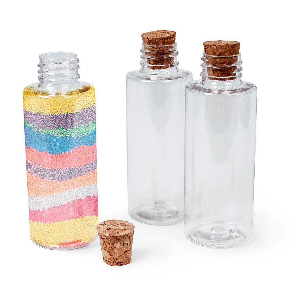 Sand Art Bottle - 4 Oz Plastic (DZ)