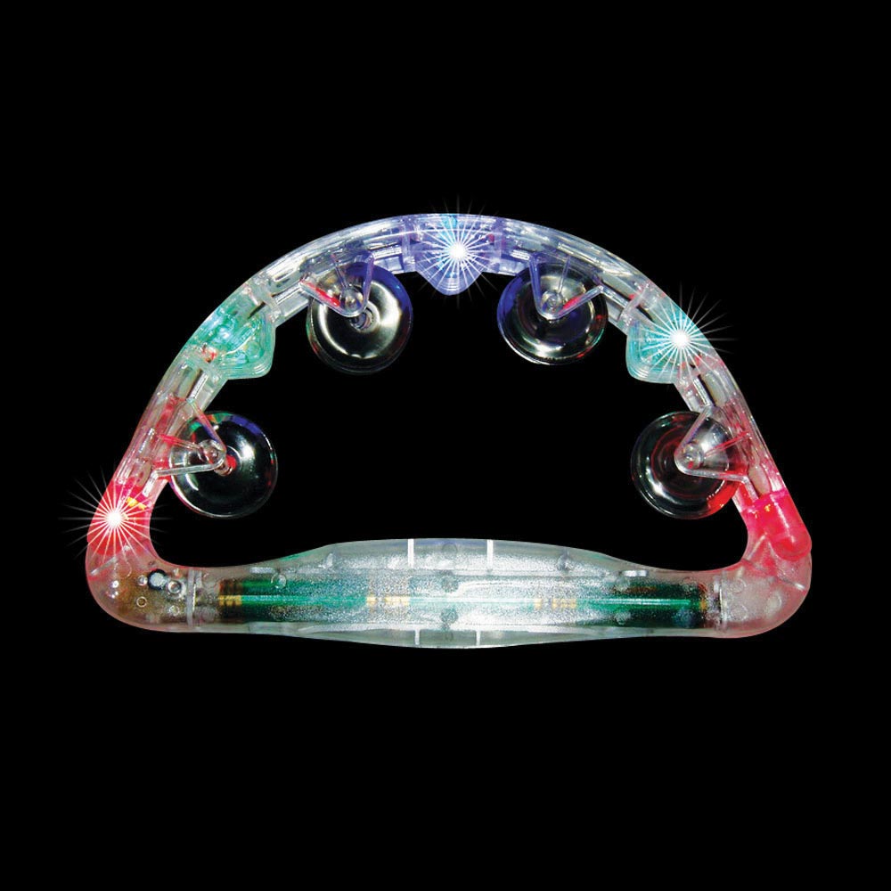 Light Up Tambourine 9"