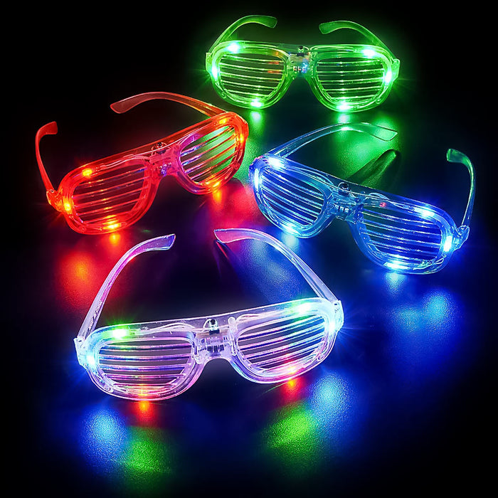 Light Up Slotted Glasses (DZ)