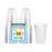 Clear Plastic Cups 12 oz. (40 PACK)