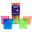 Neon Plastic Bomber Cups 4 oz. (12 PACK)