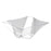 Clear Twist Square Serving Bowl 81 oz.