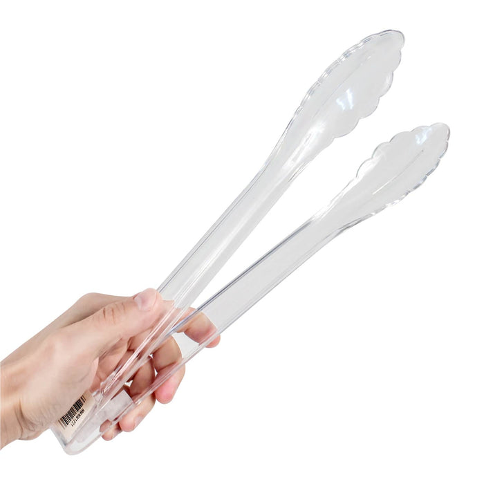 Clear Tongs 12"