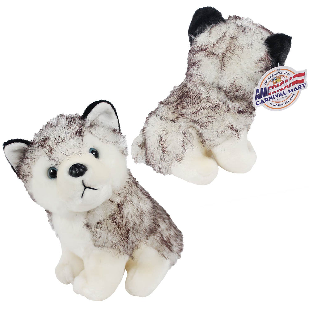 Plush Husky Dog 10"