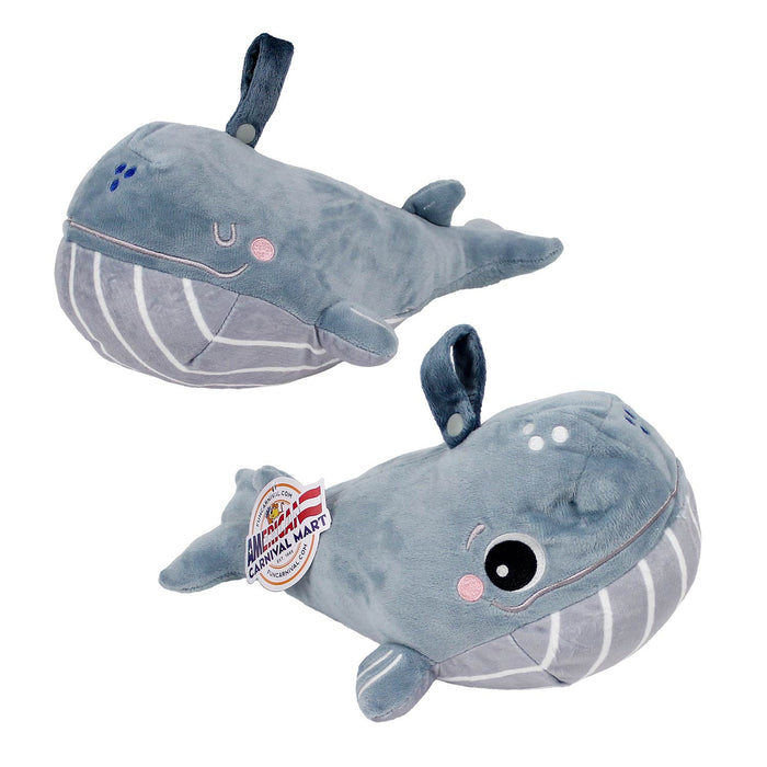 Plush Grey Whale 11"