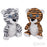 Plush Sitting Tigers 7" (DZ)