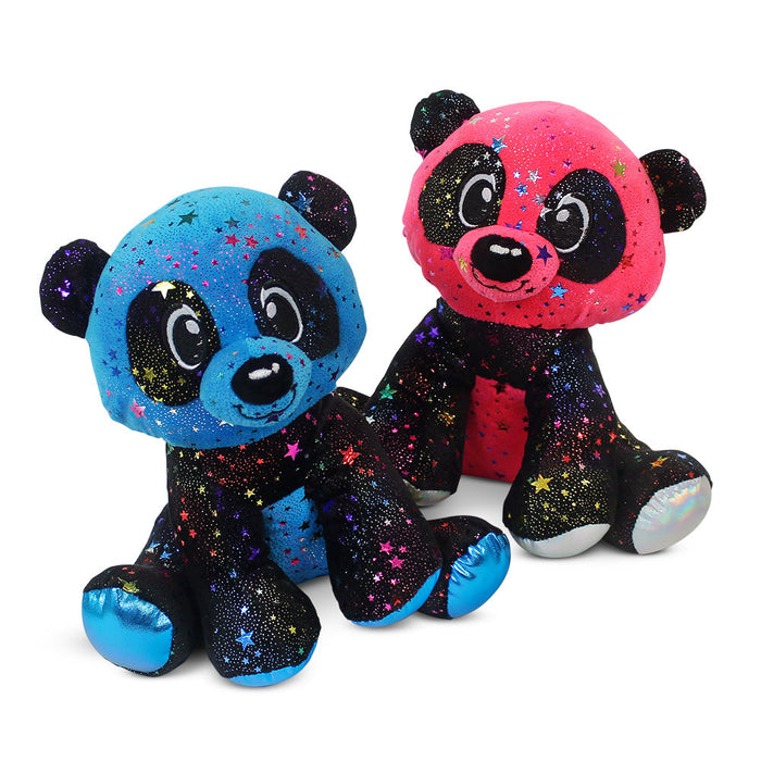 Plush Glitter Panda 10"