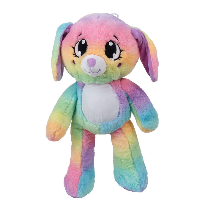 Plush Rainbow Dog 20"