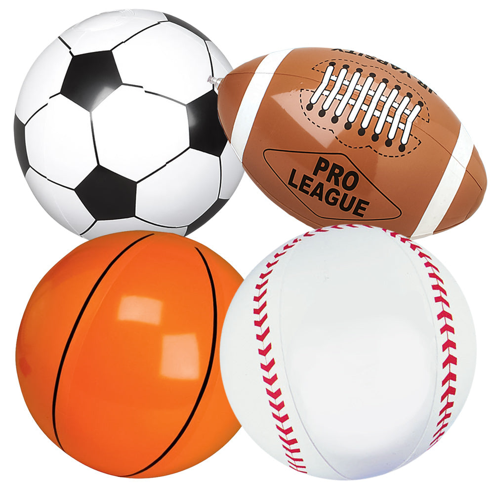 Inflate Sports Ball Assortment 16" (DZ)