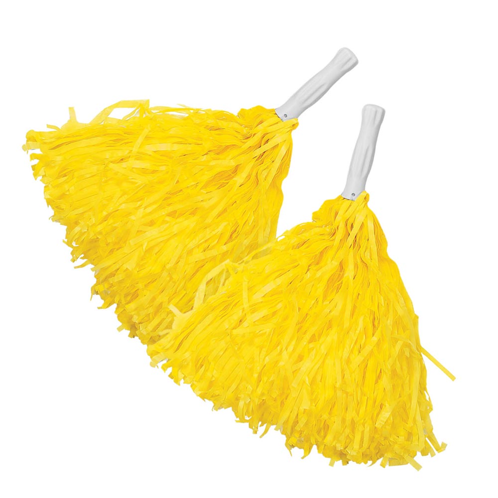 Pom Poms - Yellow 15" (DZ)