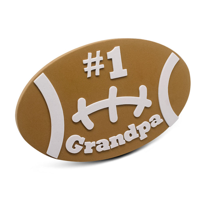 Grandpa Foam Football Sign 7-3/4"